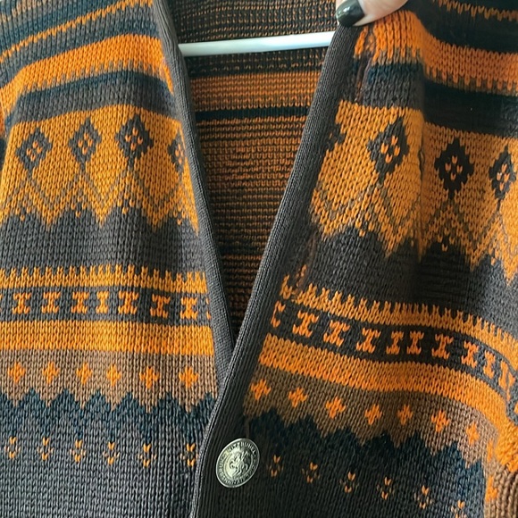 Norvyk virgin wool ski pro snowboarding ⛄️ ❄️ cardigan  Canadian made - Picture 7 of 10